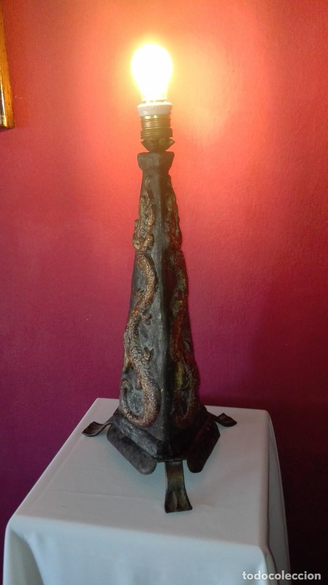Vintage: LAMPARA DRAGON PIRAMIDAL - Foto 4