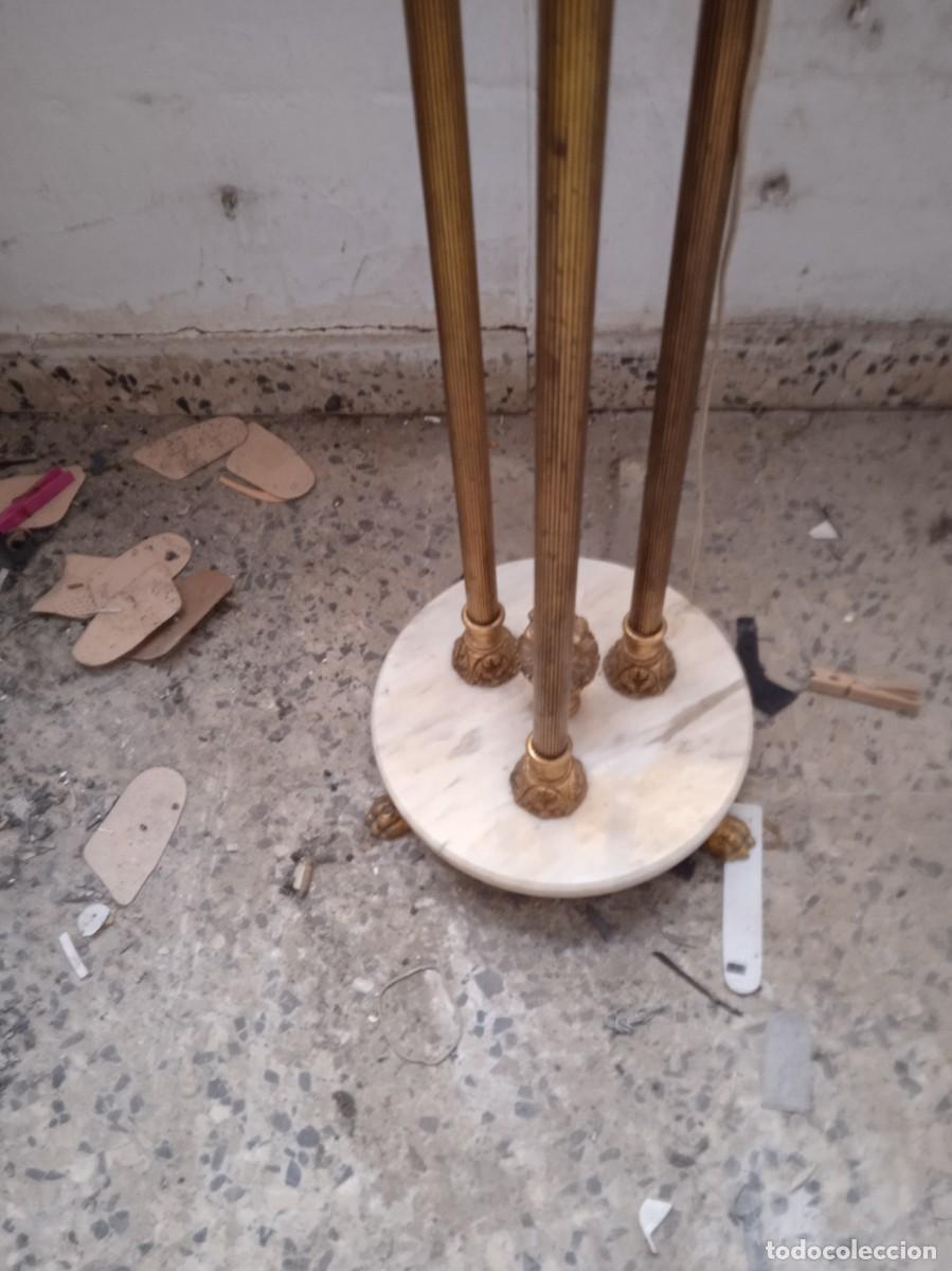 Vintage: Lampara de bronce antigua - Foto 2