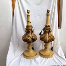 Vintage: PAREJA DE LAMPARAS DE SOBRE MESA