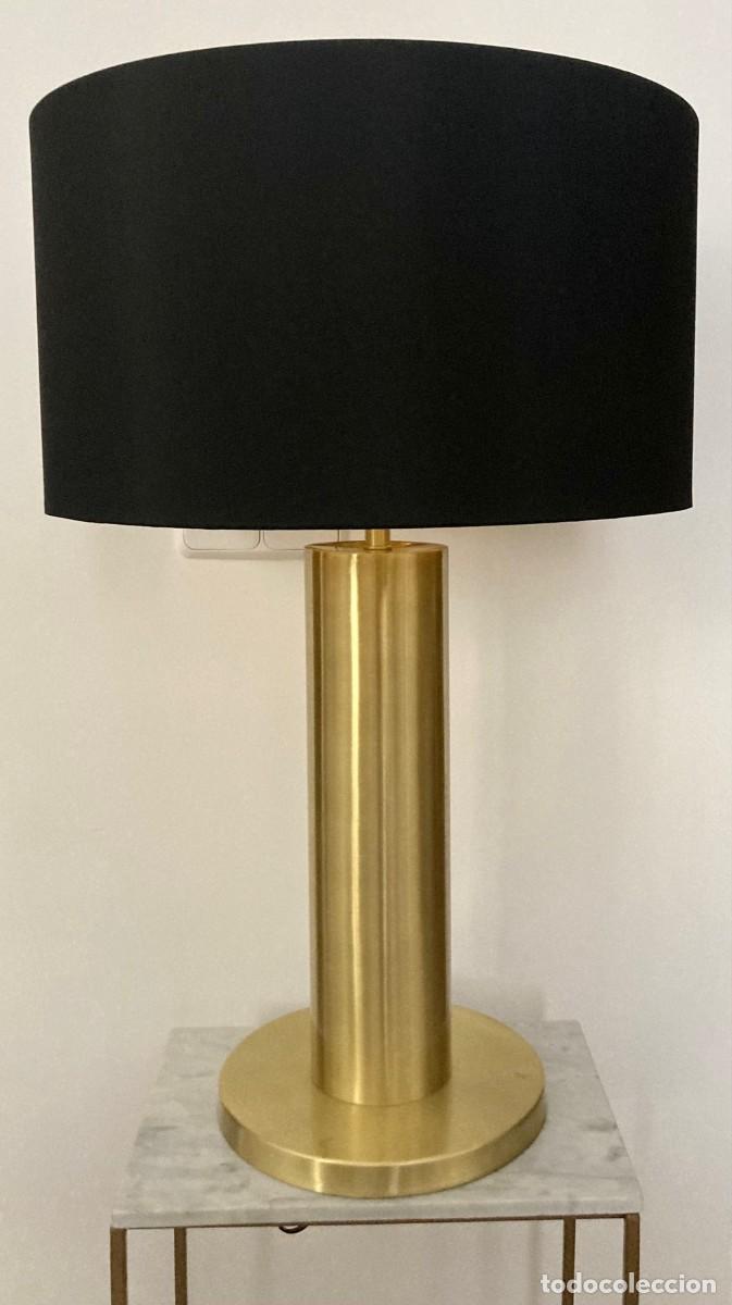 Vintage: Base de L&aacute;mpara en Lat&oacute;n de gr&aacute;n dimensi&oacute;n - Foto 1