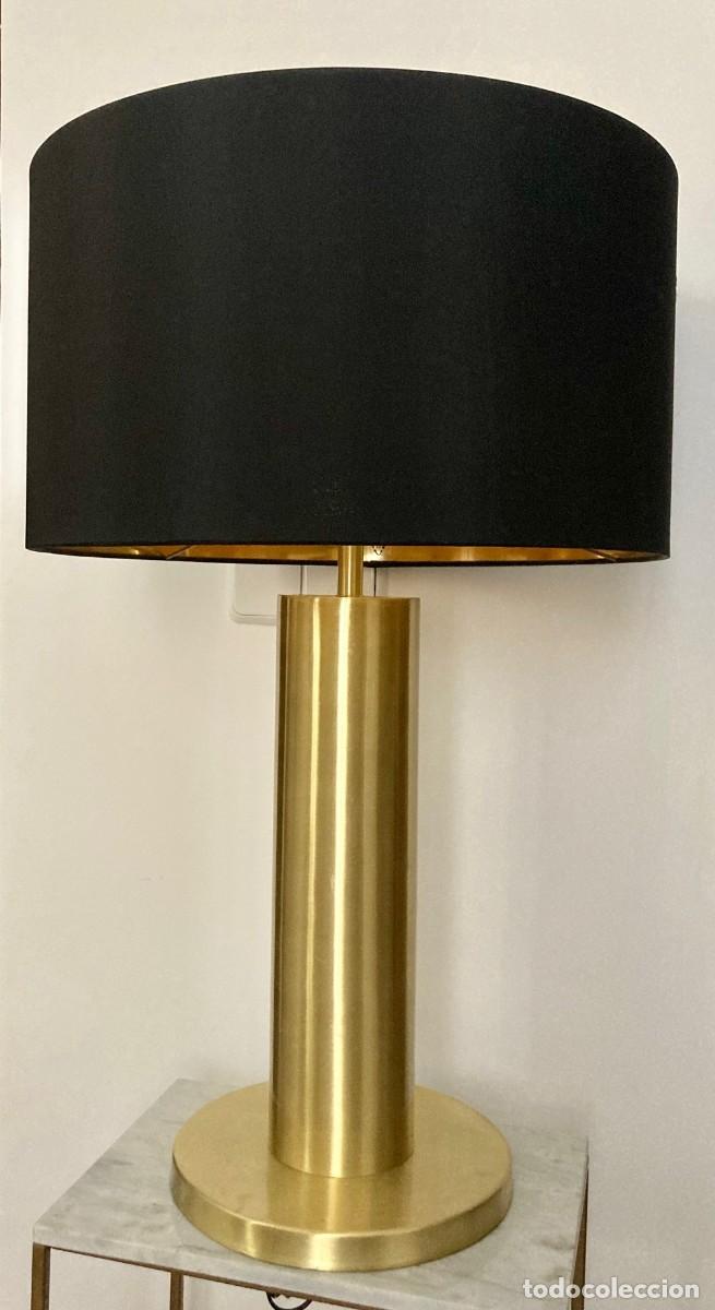 Vintage: Base de L&aacute;mpara en Lat&oacute;n de gr&aacute;n dimensi&oacute;n - Foto 3