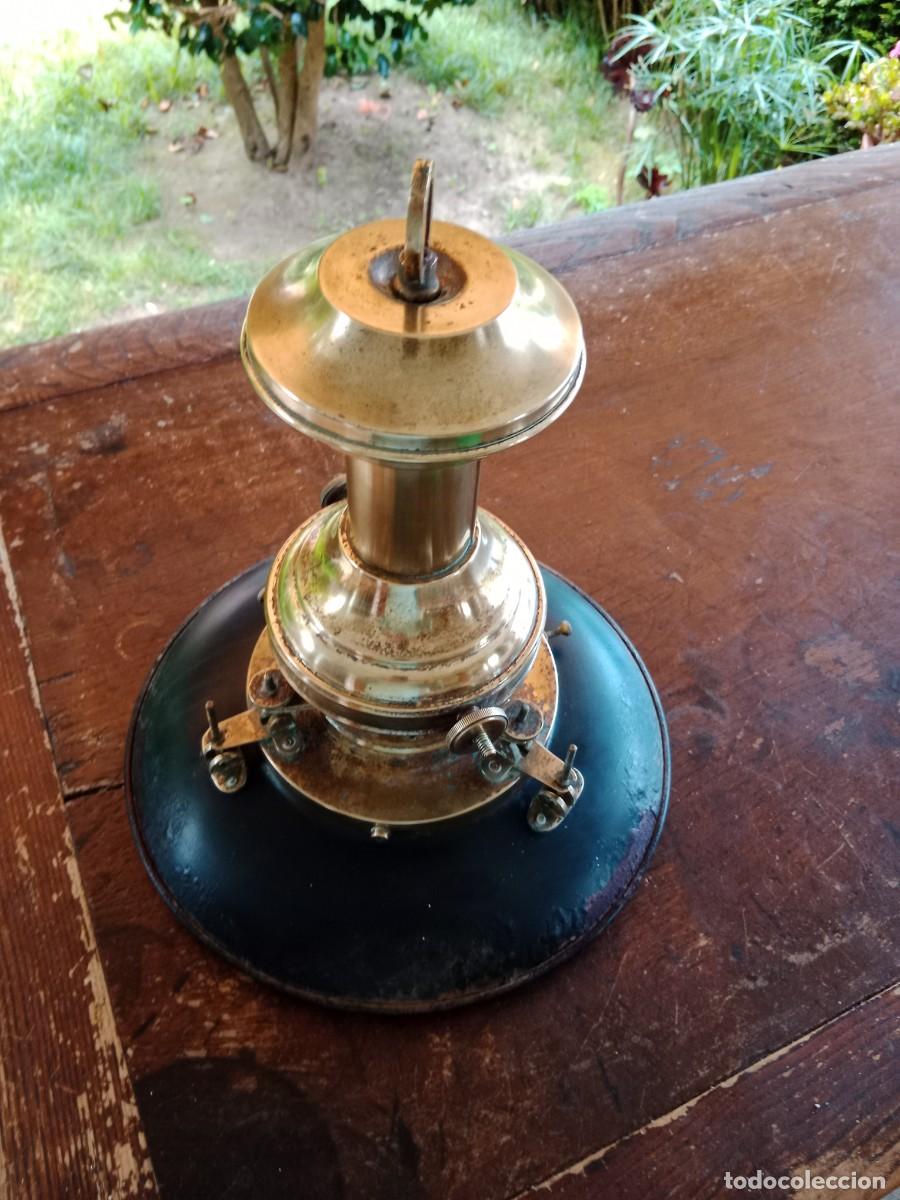Vintage: Lampara de barco de lat&oacute;n de techo - Foto 3