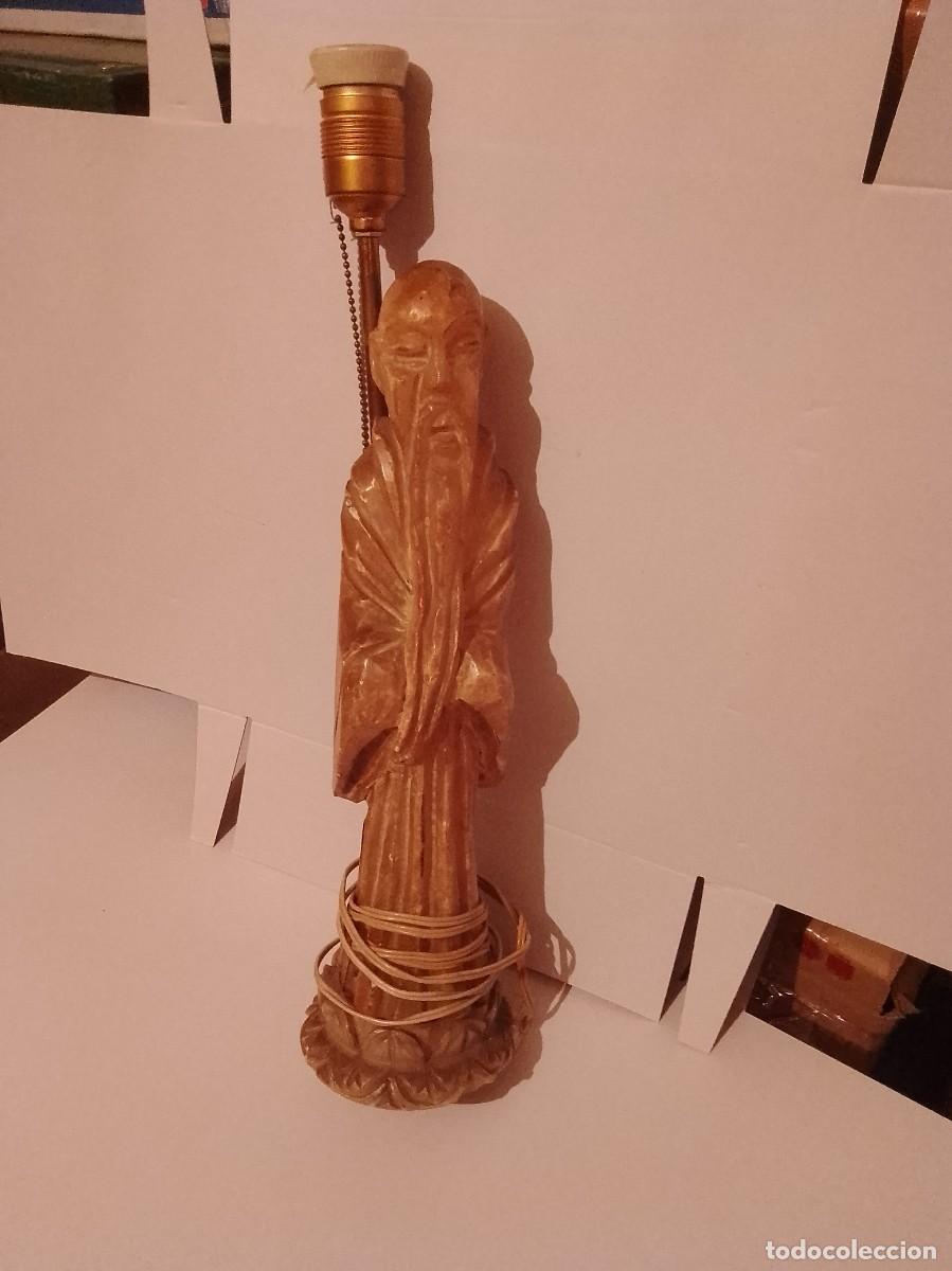 Vintage: Lampara de m&aacute;rmol rrareza - Foto 1