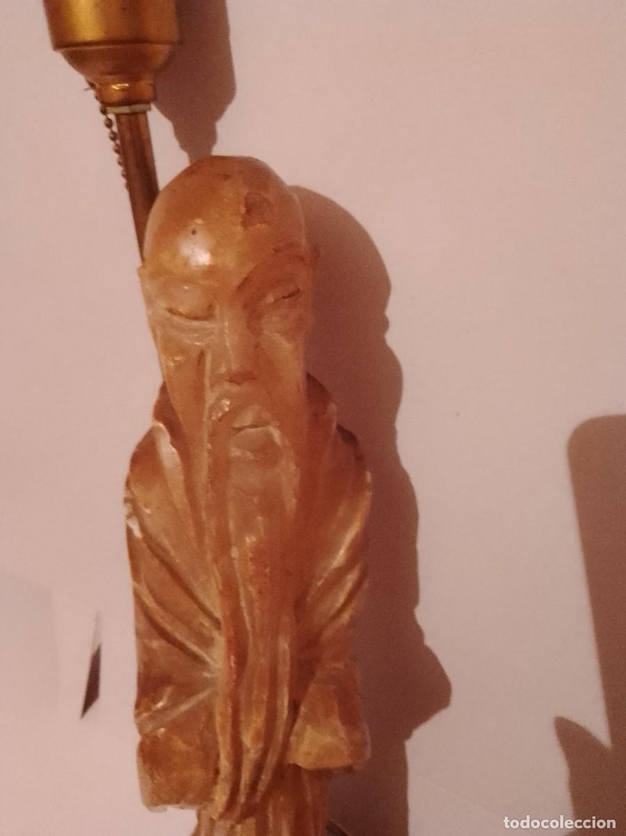 Vintage: Lampara de m&aacute;rmol rrareza - Foto 2