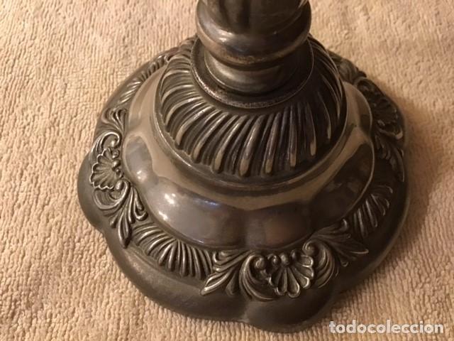 Vintage: CANDELABRO PLATEADO. Vintage - Foto 7
