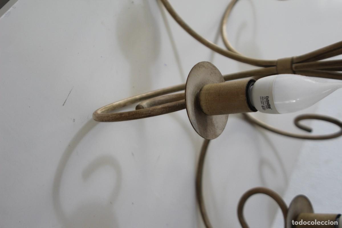 Vintage: LAMPARA DE TECHO CON 5 BRAZOS - Foto 7