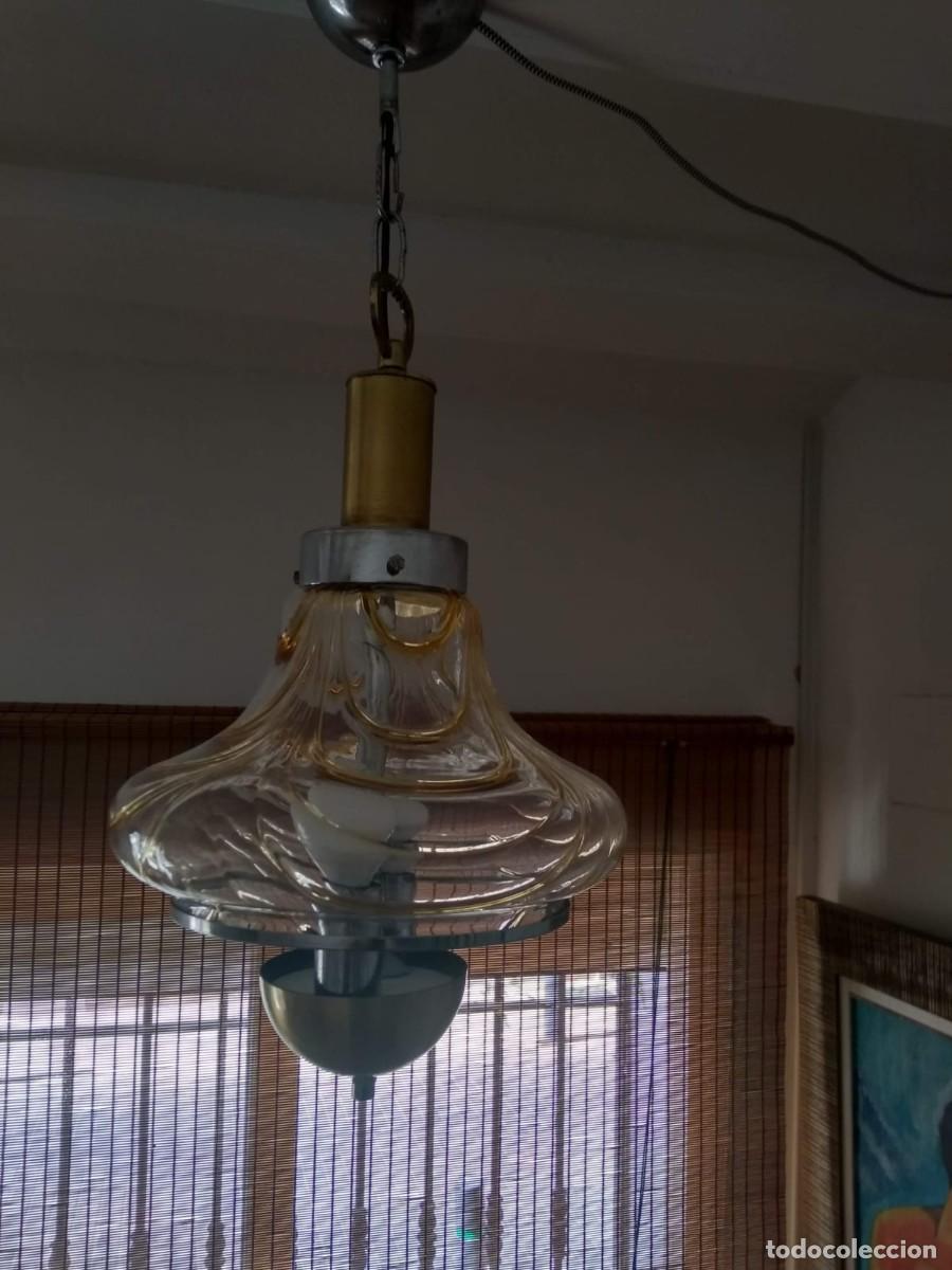 Vintage: Lampara de cristal de murano vintage - Foto 3