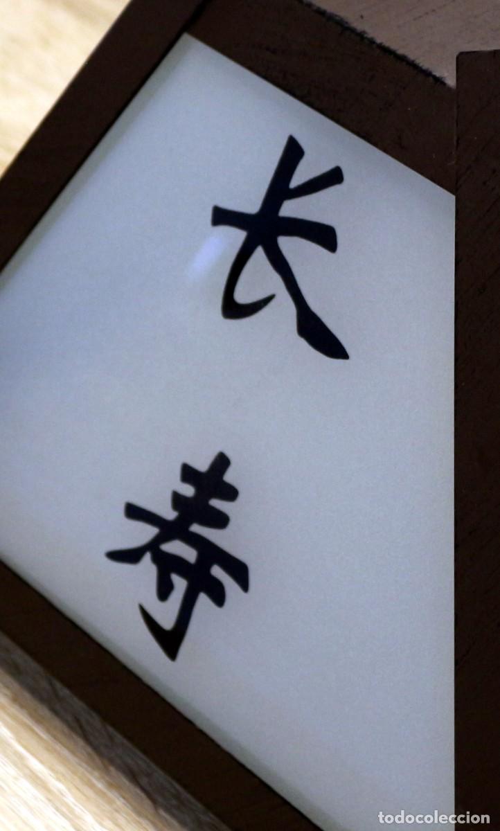 Vintage: L&aacute;mpara de techo con motivos japoneses - Foto 5