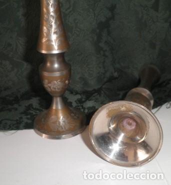 Vintage: JARRONES DECORADOS CON FLORES - Foto 3