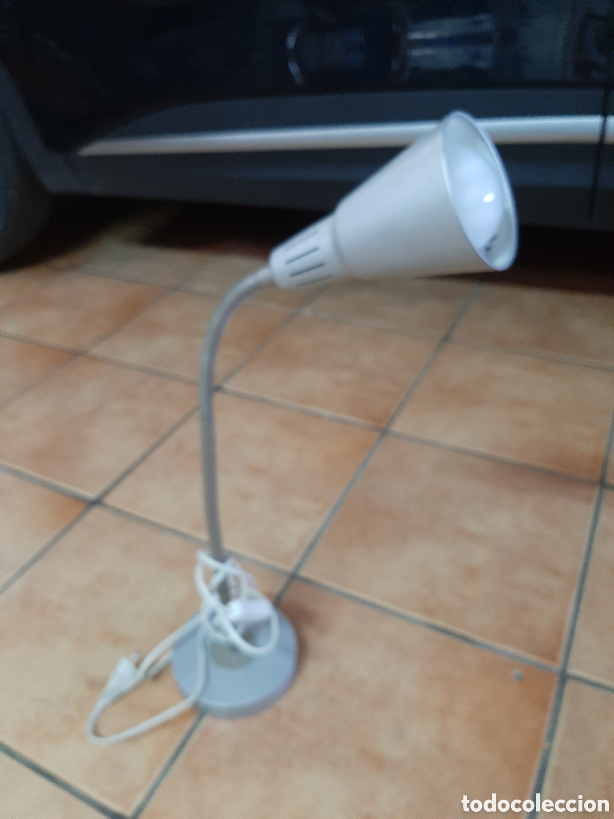 Vintage: FLEXO SOBREMESA EN BLANCO - Foto 1