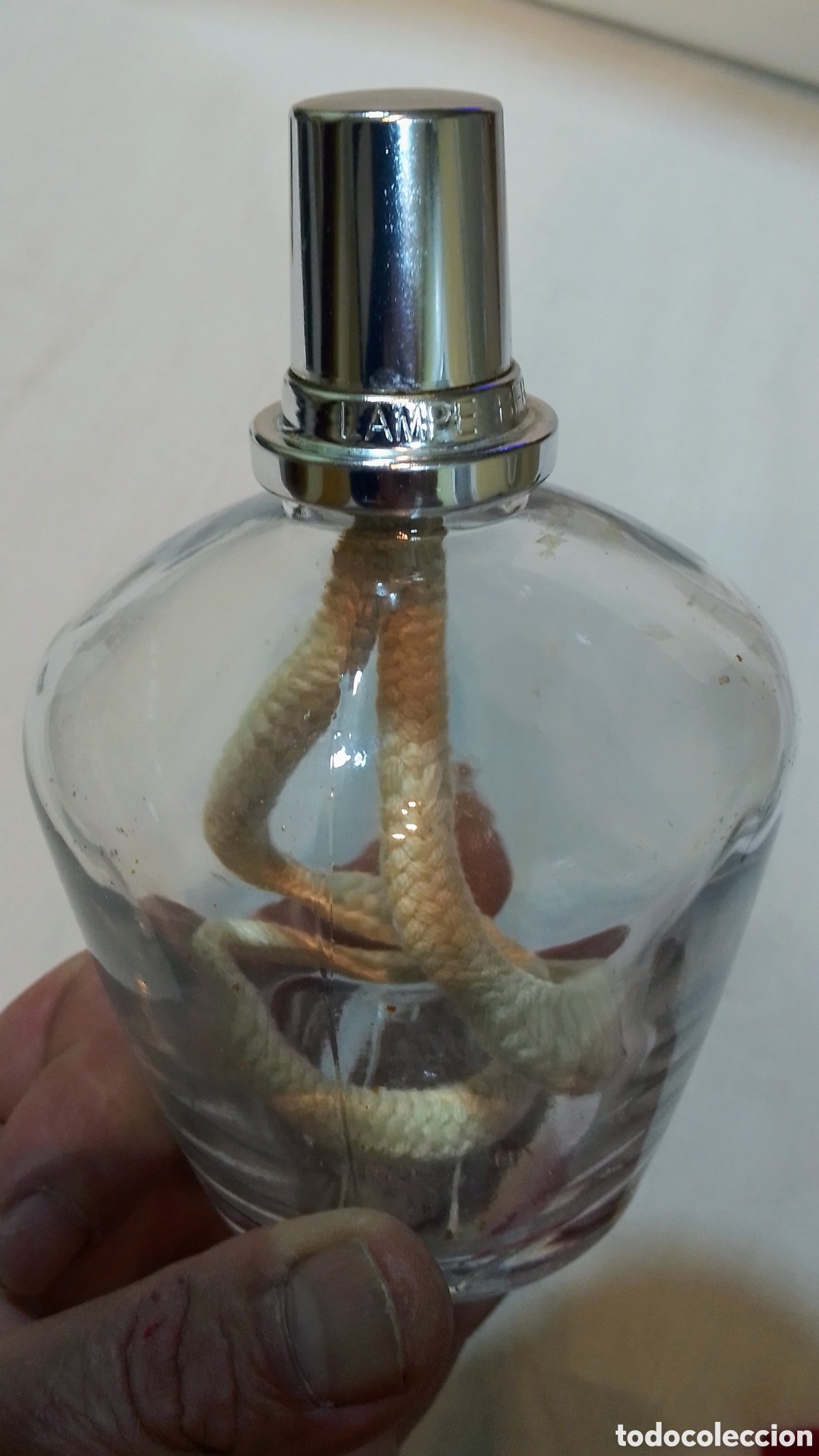 Vintage: LAMPARA DE ACEITE ANTIGUA BERGER - Foto 5