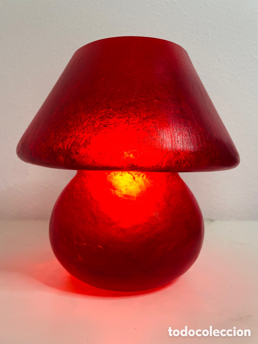 Vintage: L&aacute;mpara Seta Mushroom - Foto 2