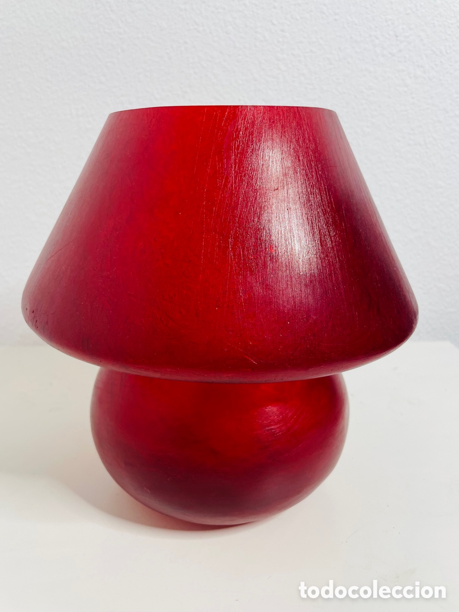 Vintage: L&aacute;mpara Seta Mushroom - Foto 4