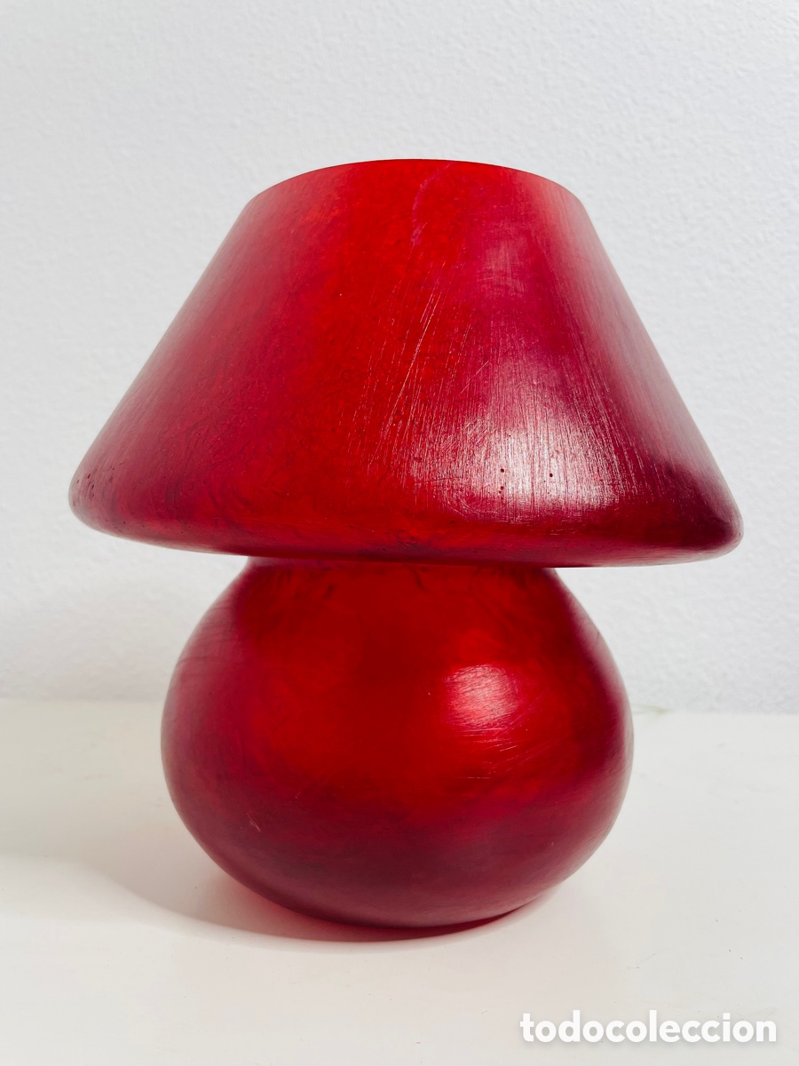 Vintage: L&aacute;mpara Seta Mushroom - Foto 5