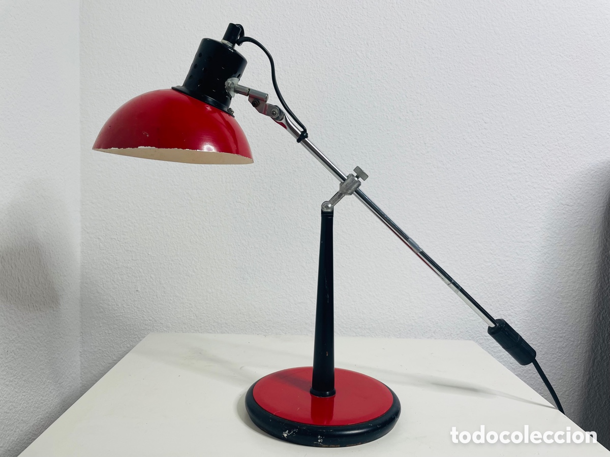 Vintage: Aluminor L&aacute;mpara Vintage 1960 - Foto 4