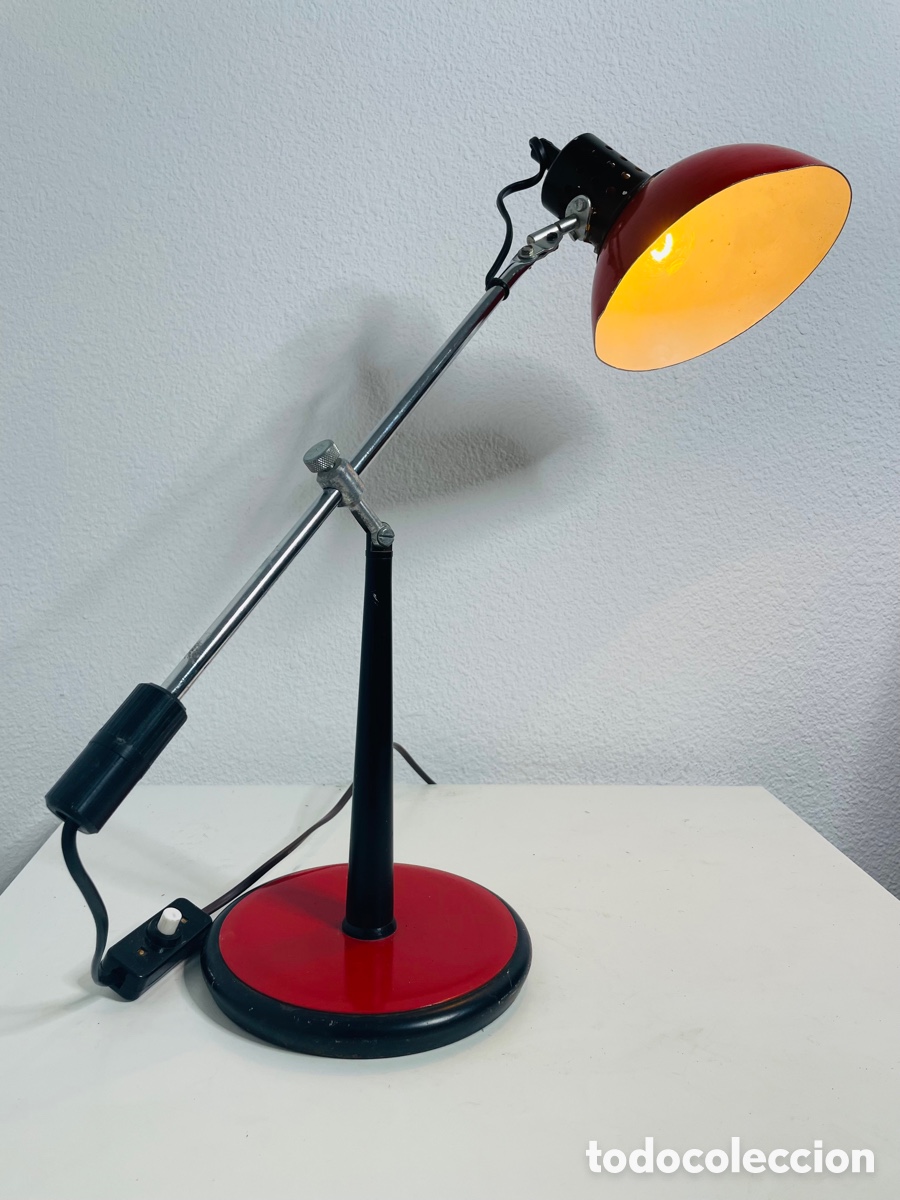 Vintage: Aluminor L&aacute;mpara Vintage 1960 - Foto 10