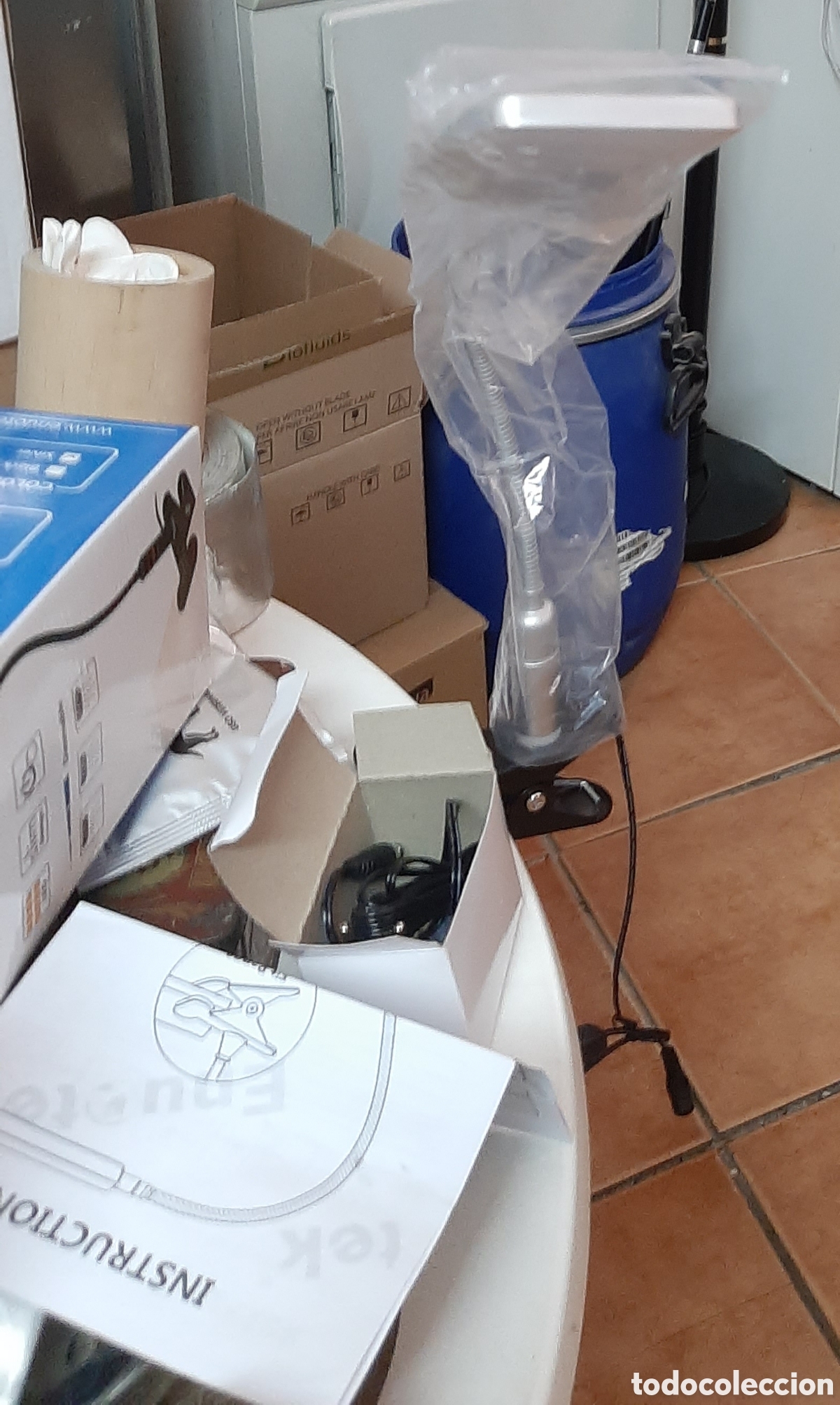 Vintage: LAMPARA DE ESCRITORIO LUZ DE LECTURA LED - Foto 4