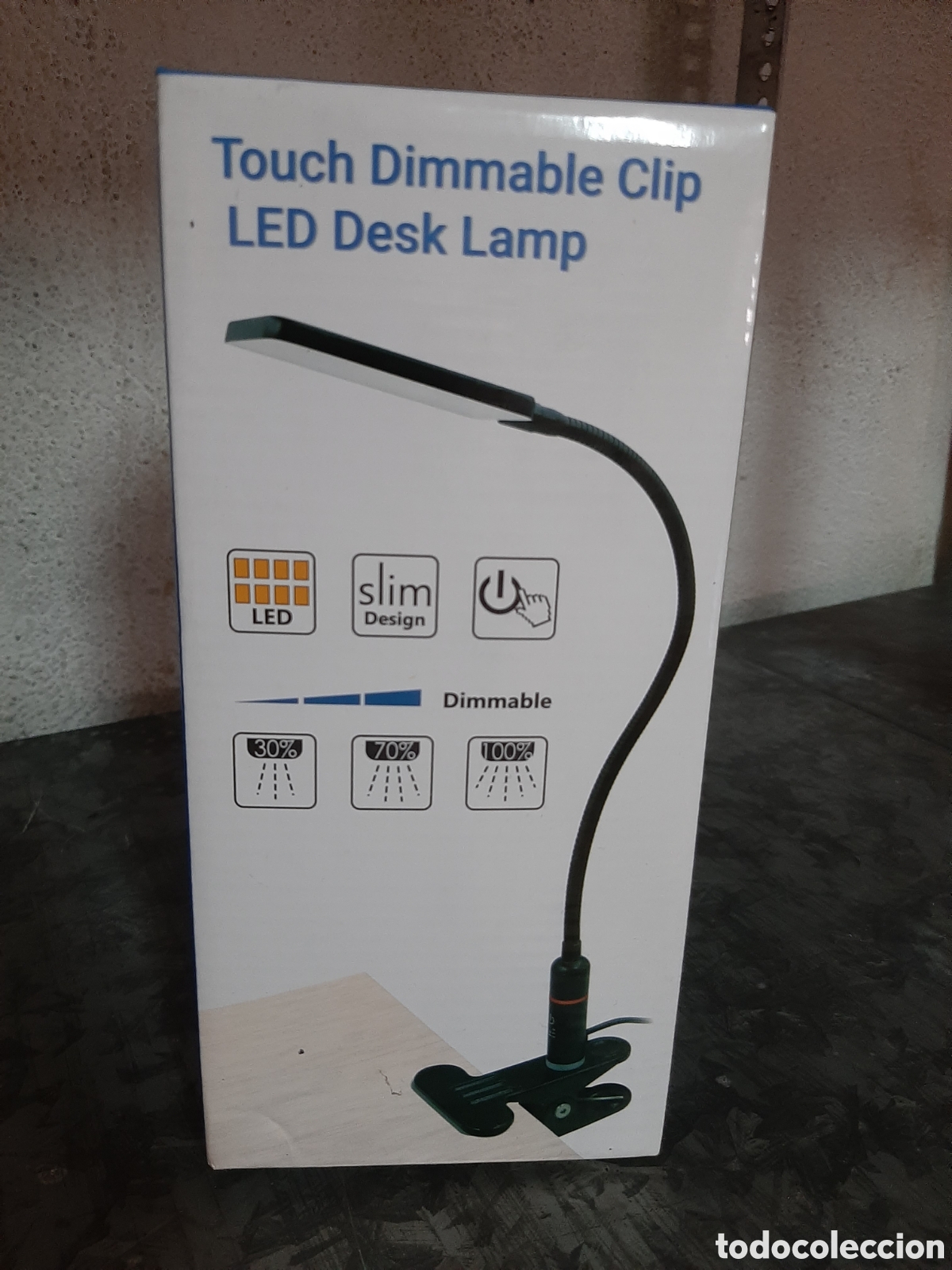 Vintage: LAMPARA DE ESCRITORIO LUZ DE LECTURA LED - Foto 1