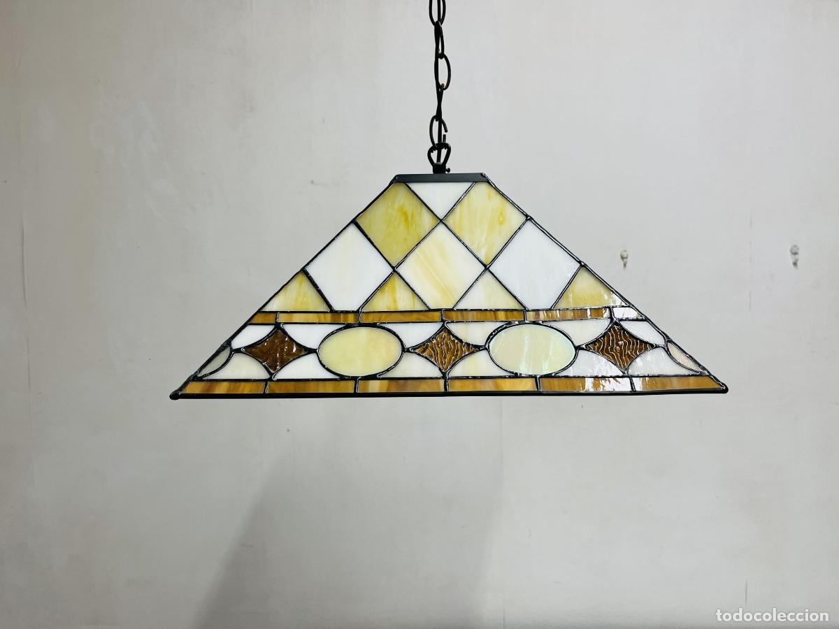 Vintage: L&aacute;mpara de techo &ldquo; Gothica&rdquo; by Tiffany Eskriss 1970&rsquo;s 42x20 cm - LA OPALINA