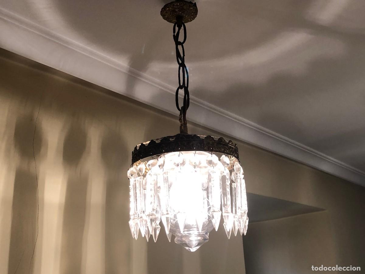 Vintage: LAMPARA CRISTAL - Foto 2