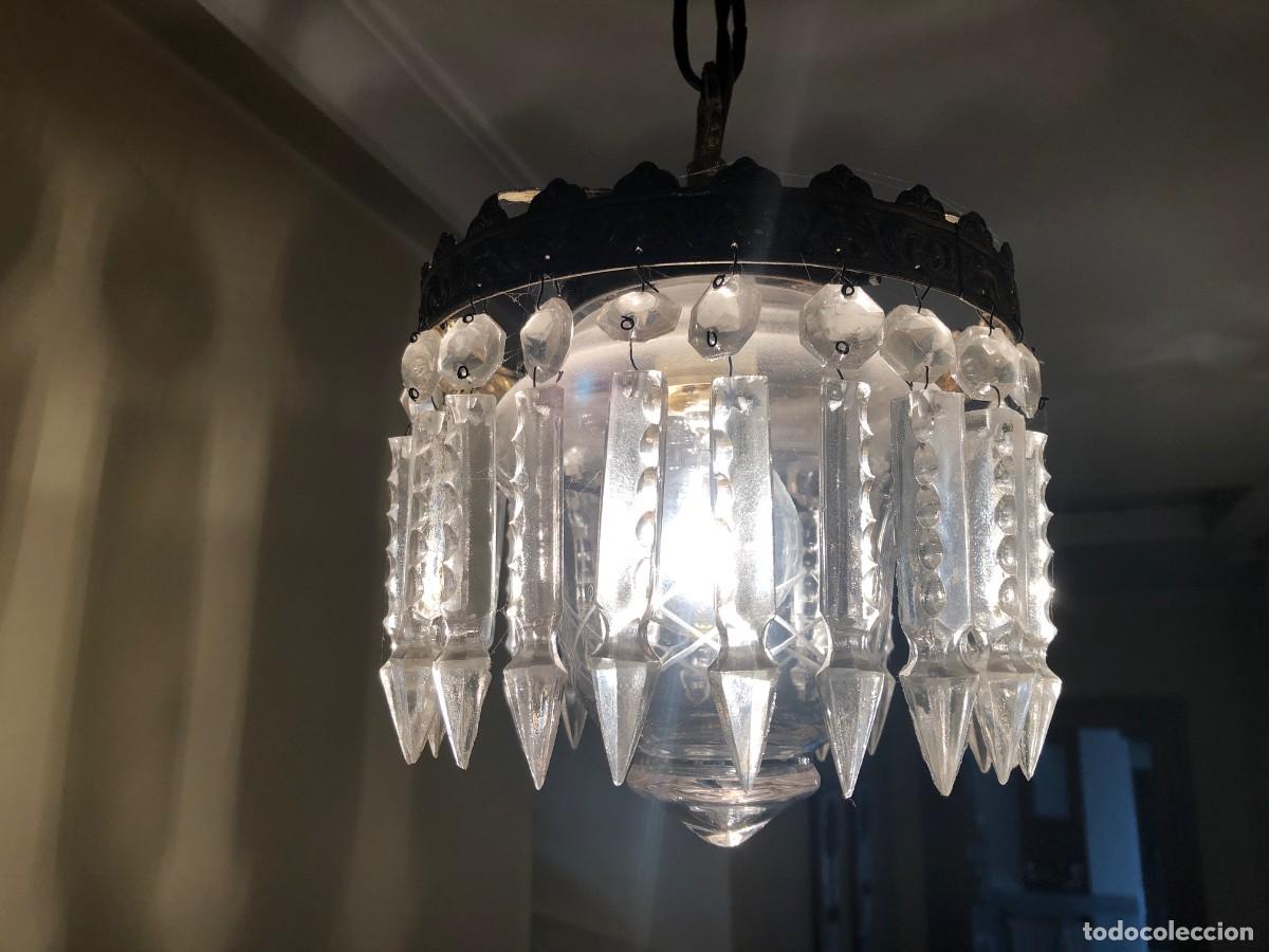 Vintage: LAMPARA CRISTAL - Foto 5