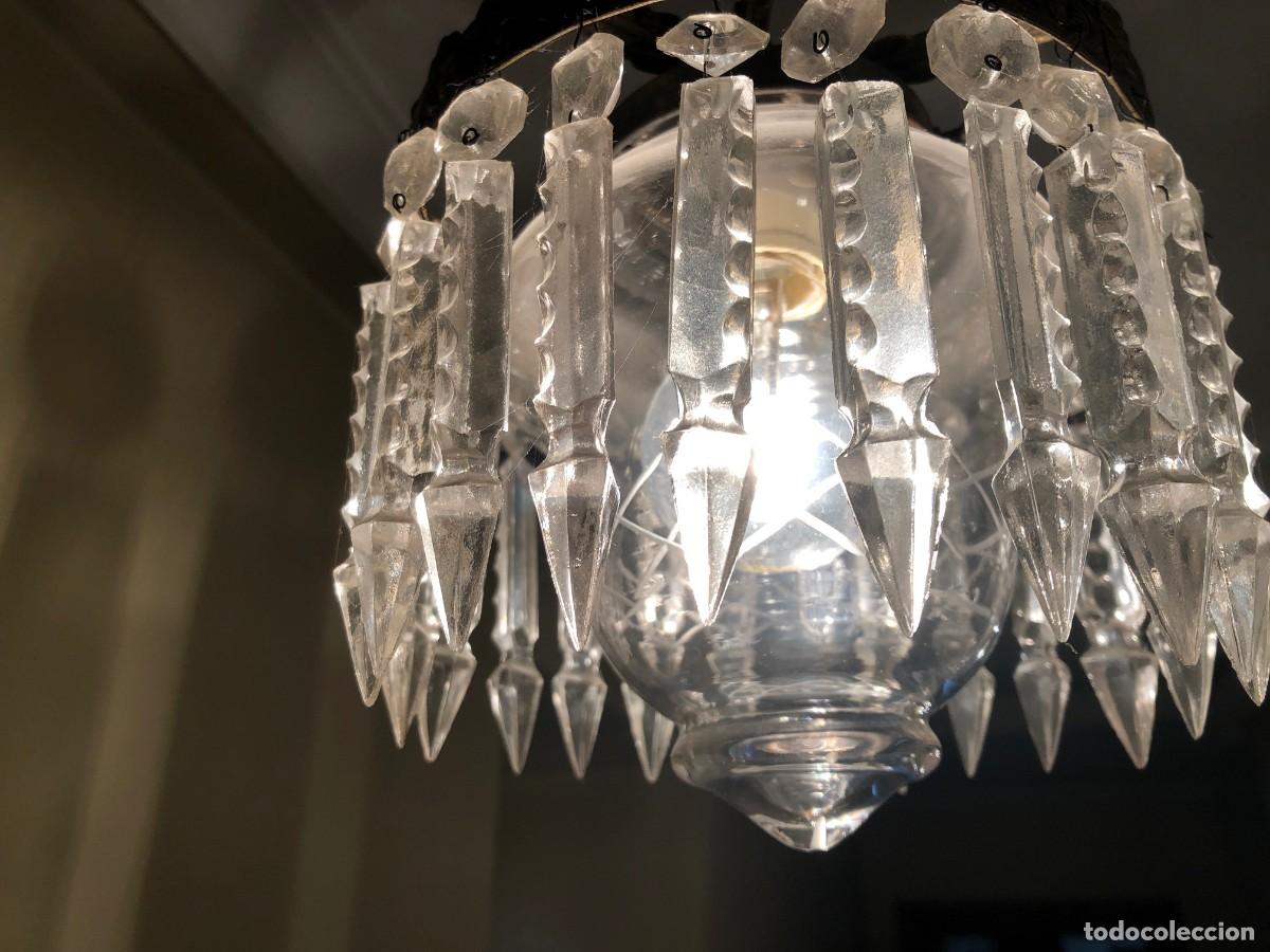 Vintage: LAMPARA CRISTAL - Foto 6