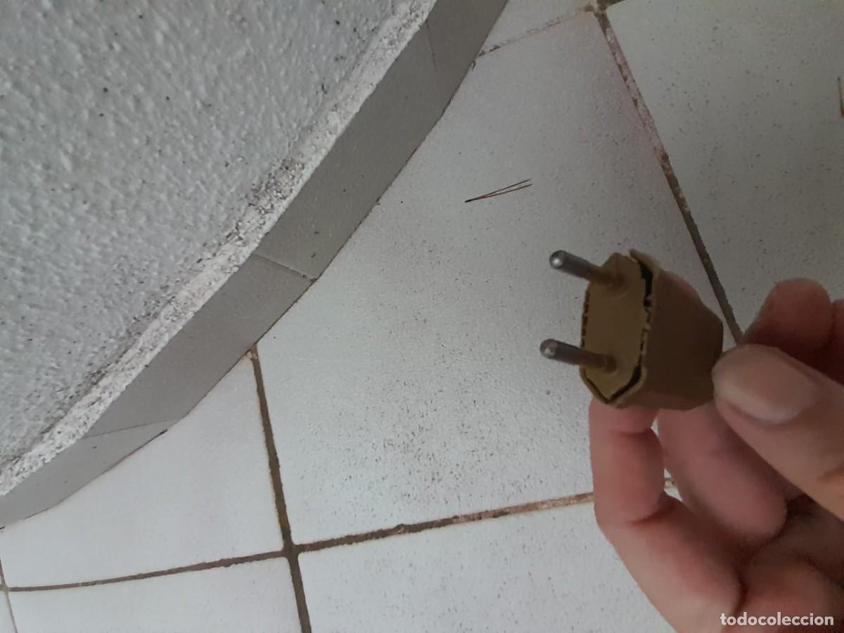 Vintage: Lamparas cristal opalina - Foto 6