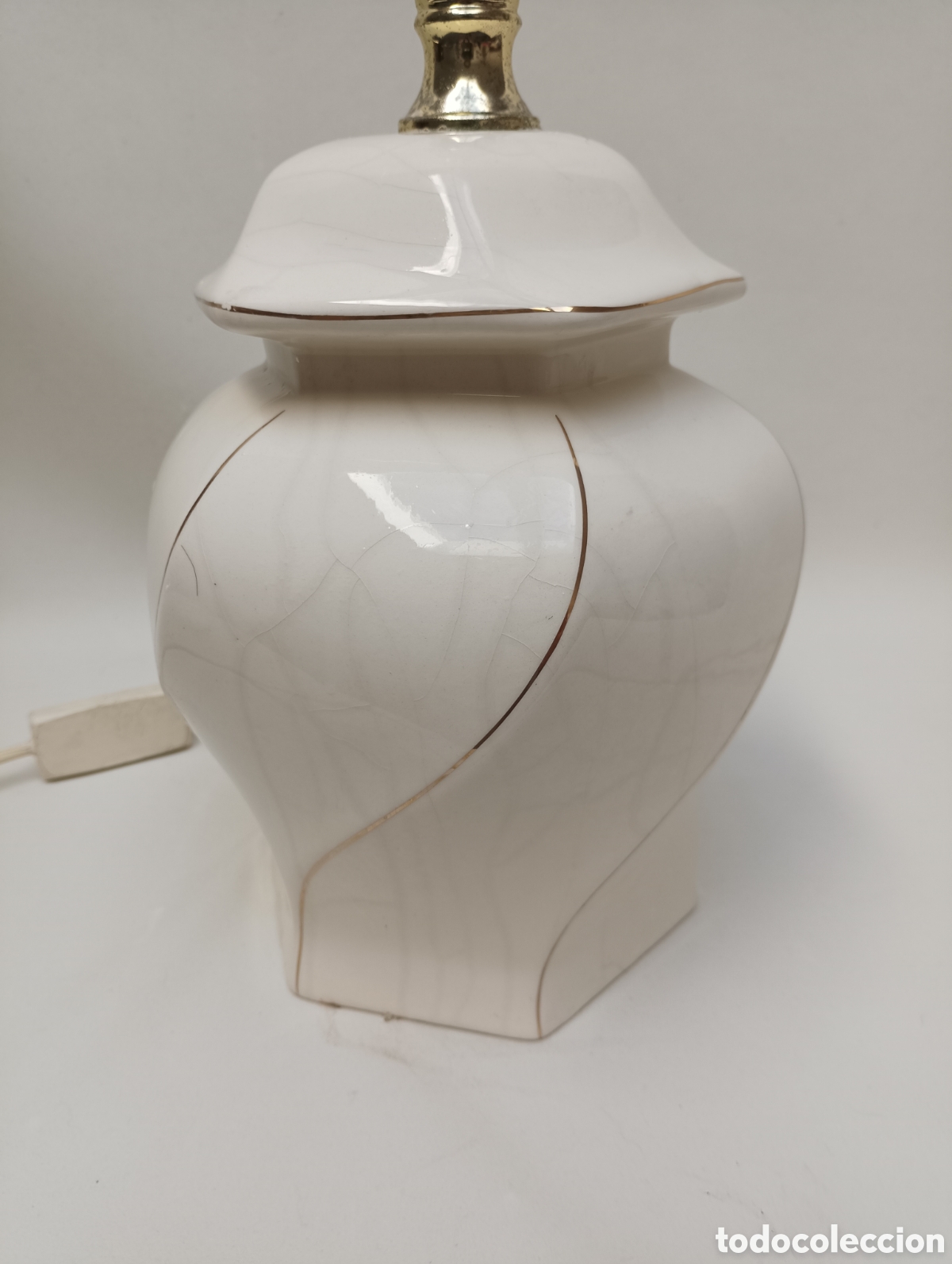Vintage: Lampara de porcelana - Foto 1