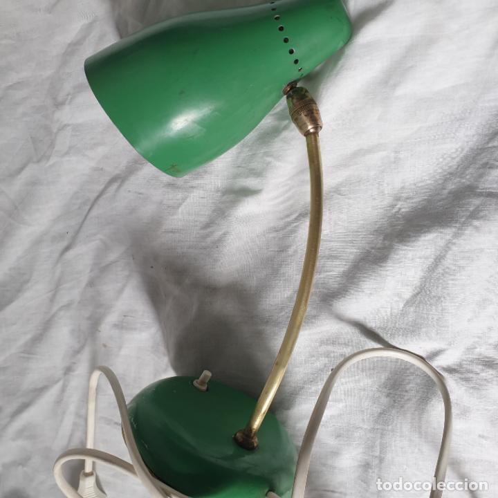 Vintage: MUY ANTIGUA LAMPARA FLEXO DE CHAPA - Foto 2