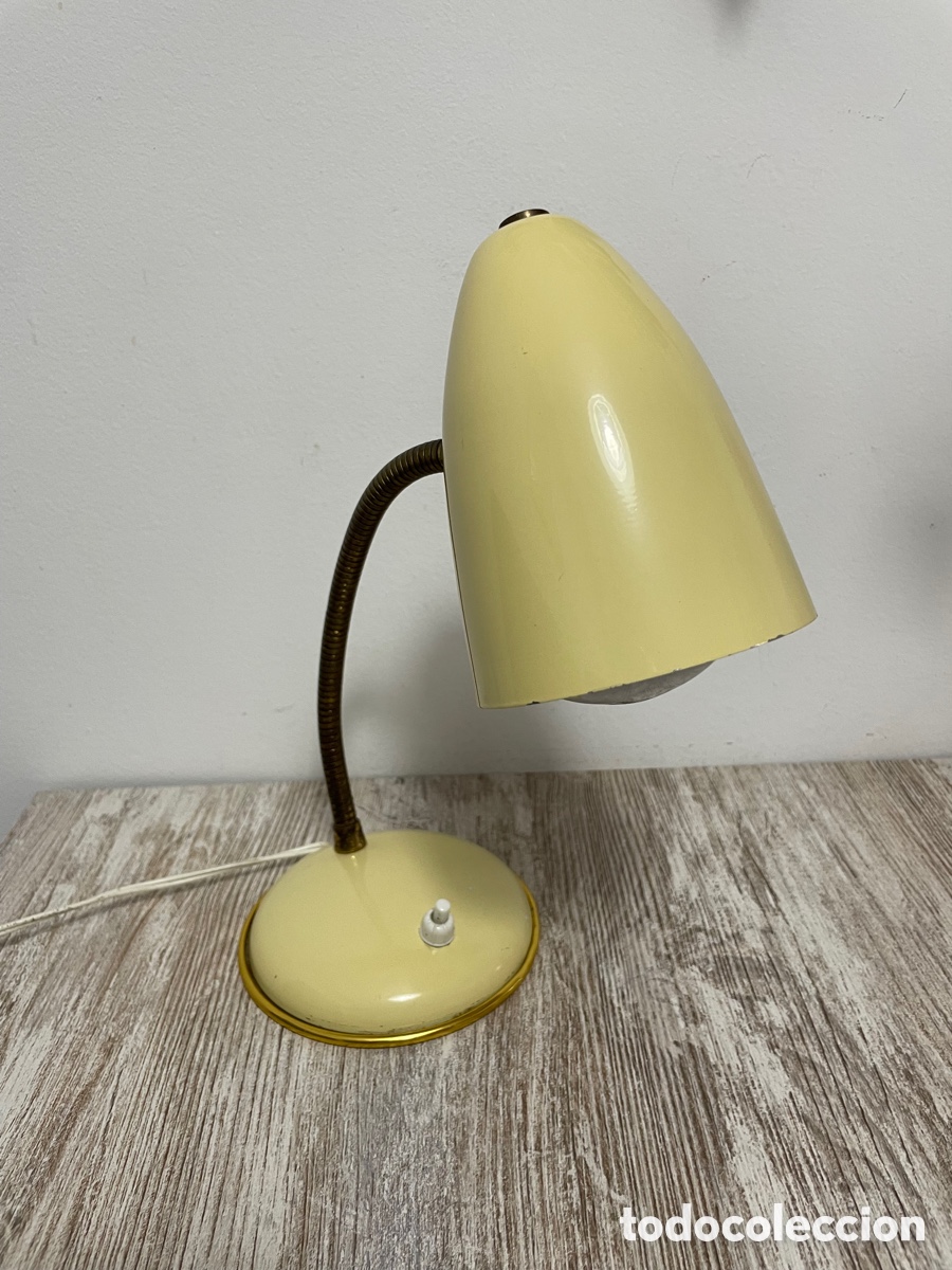 Vintage: LAMPARA FLEXO BEIGE ESTILO FRANCES VINTAGE - Foto 2