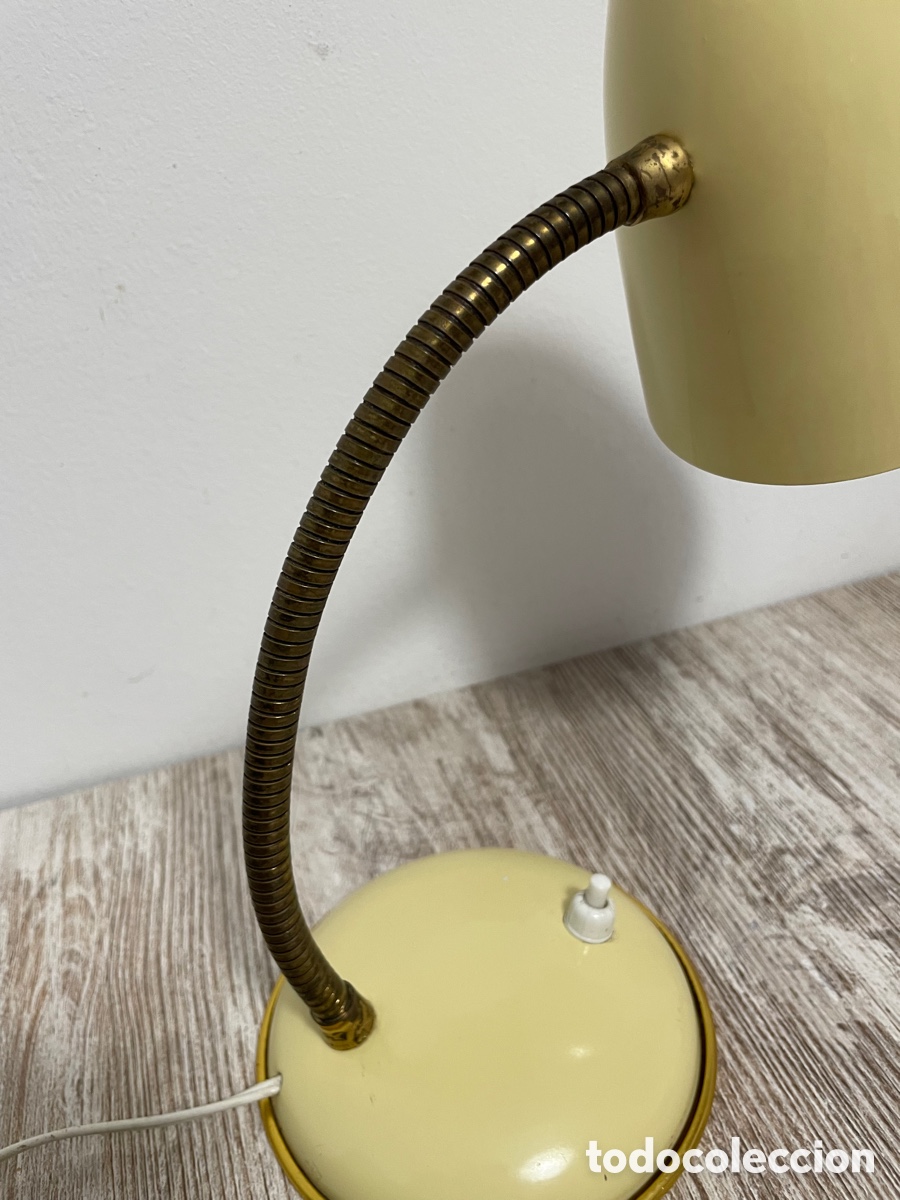 Vintage: LAMPARA FLEXO BEIGE ESTILO FRANCES VINTAGE - Foto 11