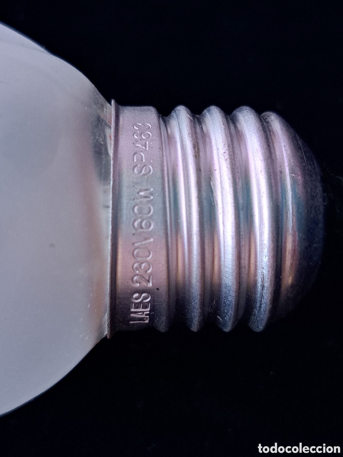 Vintage: Bombillas sin uso 60w globo largo - Foto 3