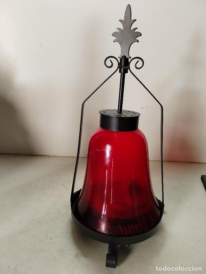 Vintage: farol rojo vintage - Foto 1