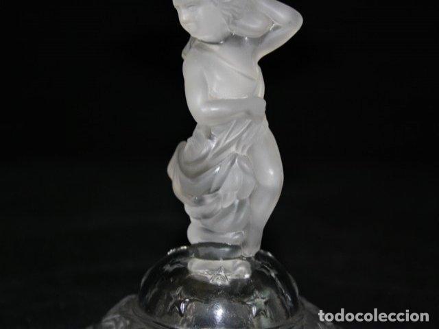 Vintage: Lampe &agrave; huile en cristal moul&eacute; 1900 - Foto 10