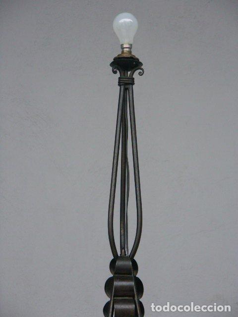Vintage: Pied de lampe en fer forg&eacute; - Foto 3