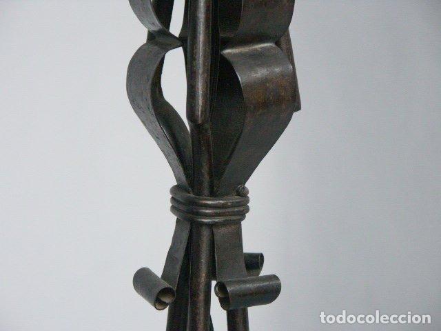 Vintage: Pied de lampe en fer forg&eacute; - Foto 4