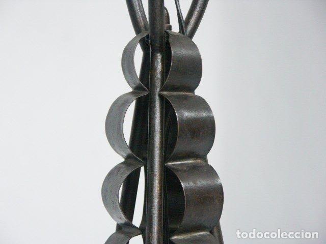 Vintage: Pied de lampe en fer forg&eacute; - Foto 5
