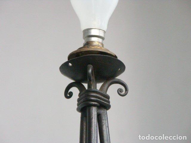 Vintage: Pied de lampe en fer forg&eacute; - Foto 6