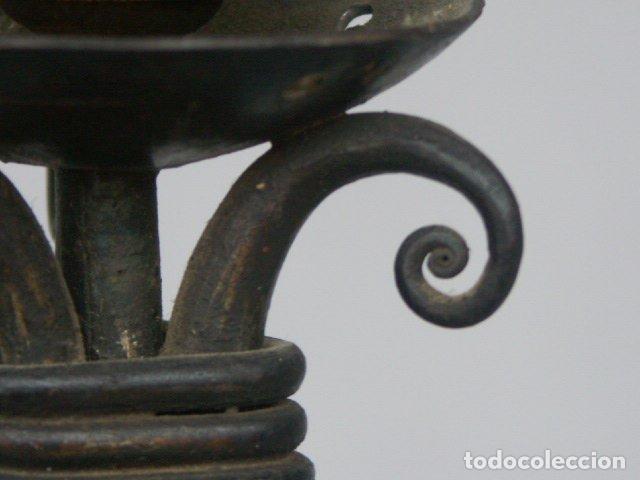 Vintage: Pied de lampe en fer forg&eacute; - Foto 7