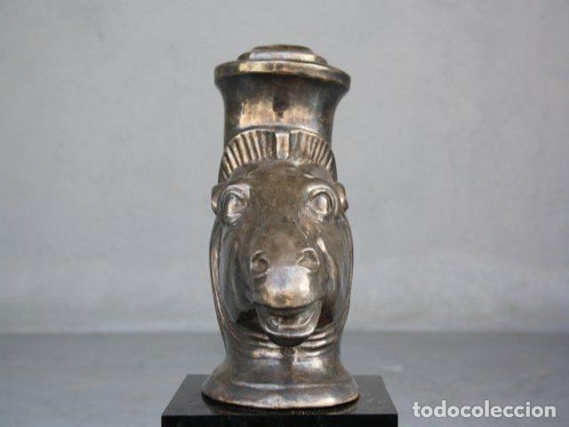 Vintage: Pied de lampe style 1950 en Galvano - Foto 8