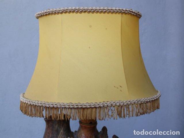 Vintage: Lampe style asiatique pierre de lard - Foto 8