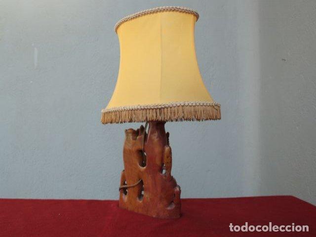 Vintage: Lampe de style asiatique pierre de lard 2 - Foto 3