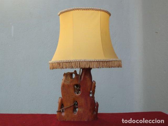 Vintage: Lampe de style asiatique pierre de lard 2 - Foto 4