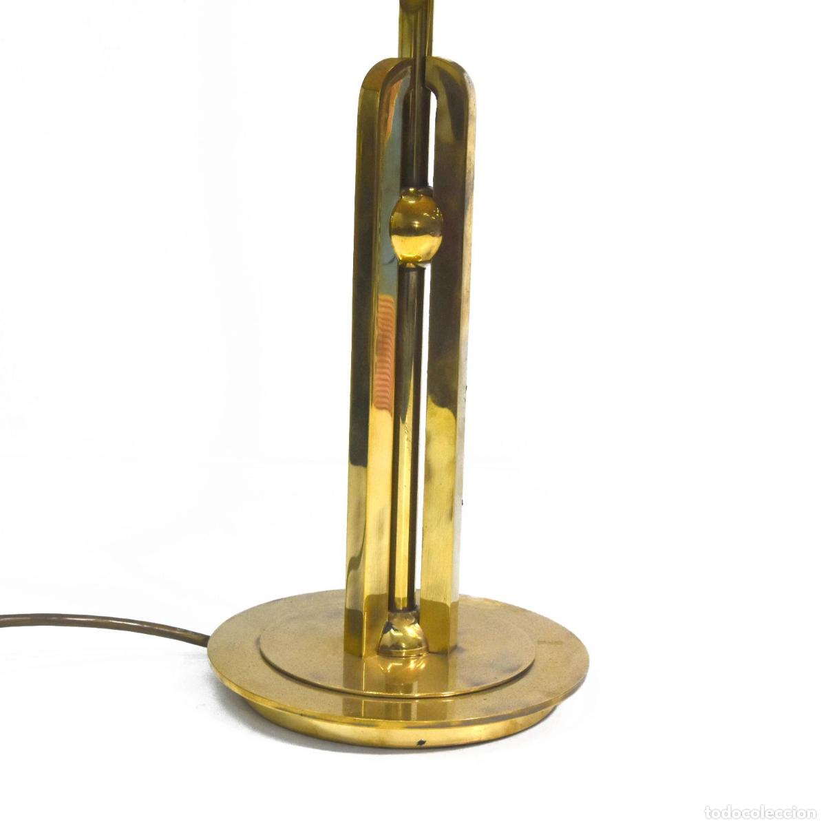 Vintage: Lampe de bureau laiton moderniste - Foto 2