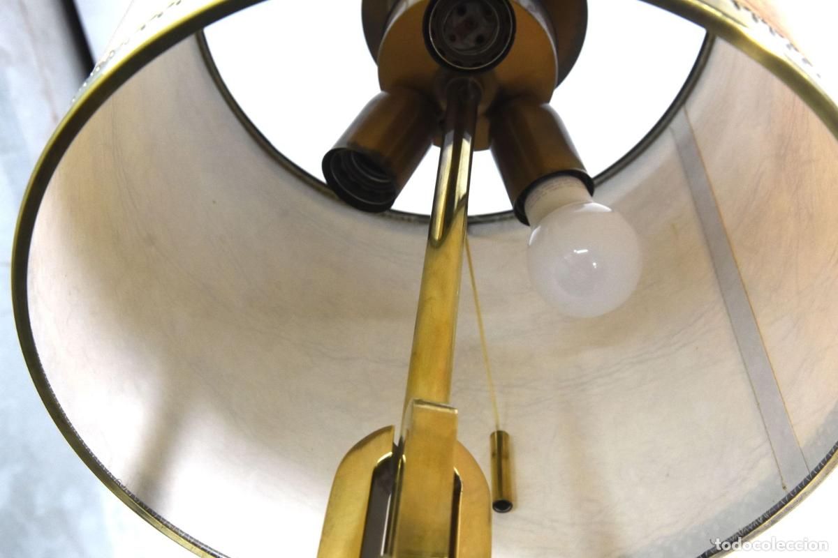 Vintage: Lampe de bureau laiton moderniste - Foto 6