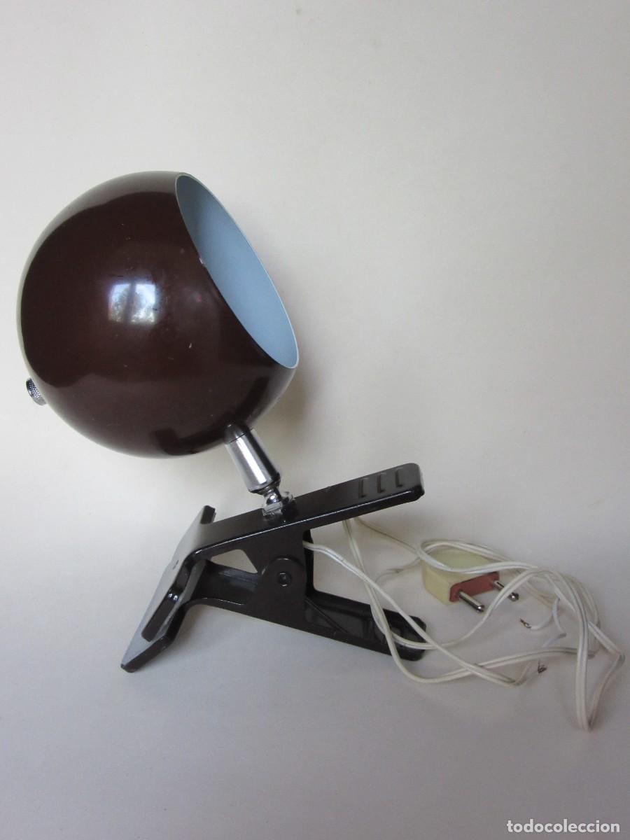 Vintage: LAMPARA DE PINZA EYE BALL - SPACE AGE - Foto 1