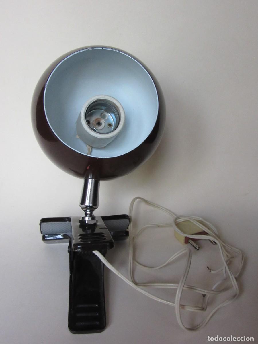 Vintage: LAMPARA DE PINZA EYE BALL - SPACE AGE - Foto 3