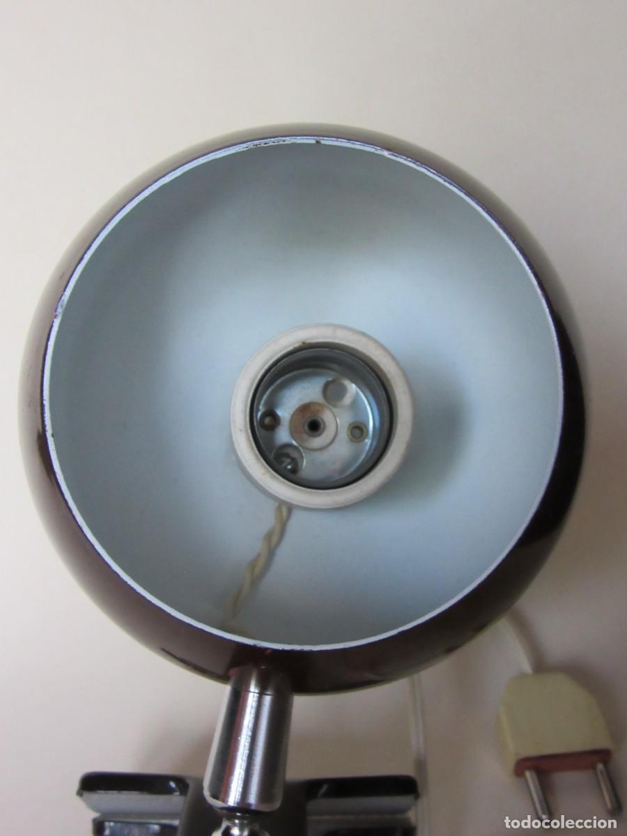 Vintage: LAMPARA DE PINZA EYE BALL - SPACE AGE - Foto 4