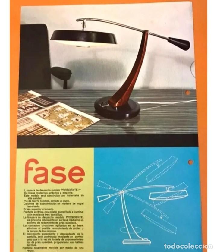 Vintage: L&aacute;mpara mesa FASE P&eacute;ndulo presidente - Foto 10