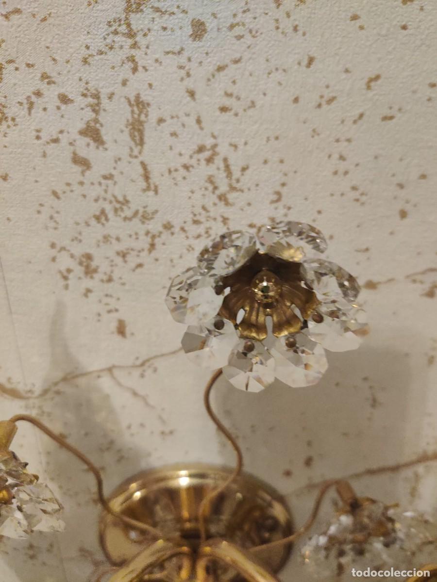 Vintage: Apliques cristal y bronce - Foto 3